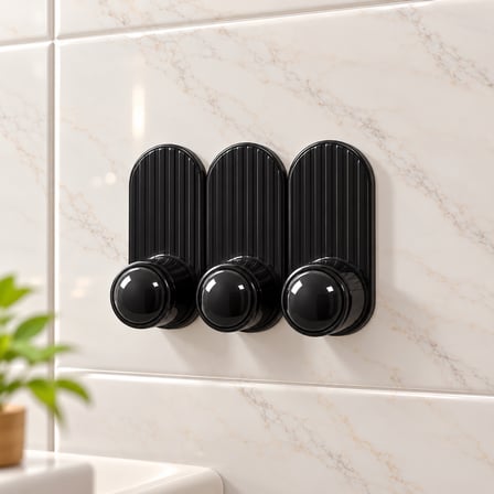 Dalyan 3lü Set Yapıştırmalı Askı Pratik Kullanım Delmeden Kullanım Yapışkanlı Havlu Askısı