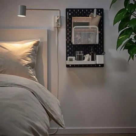 IKEA SKÅDIS çok amaçlı pano , siyah, 36x56 cm 
