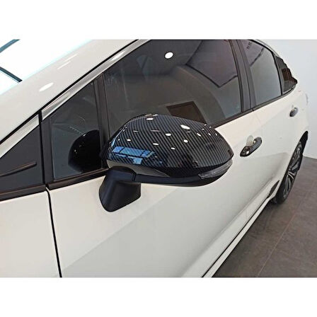 ÇMK Toyota Corolla 2019+ Ayna Kapağı - Karbon