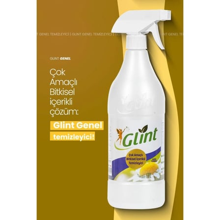 Glint Bitkisel İçerikli Çok Amaçlı Yüzey Temizleyici 2x1 Litre Setli Ürün Çok Kullanışlı