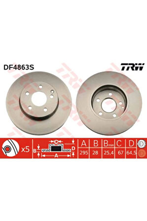 Fren Dıskı On Mercedes W204 S204 C204 W212 S212 A207 R172 A2124211312
