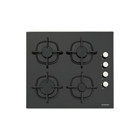 Silverline BO6503B01 - CS5343B01 - 3490 Oslo 60 Siyah Ankastre Set