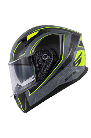 Stoccarda Blades Mat Gri Siyah Kask