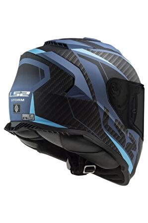 Storm 2 Racer Mat Mavi Kask2 Cam