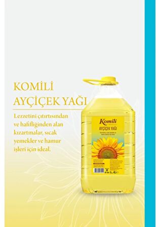 Komili Ayçiçek Yağı 4 lt