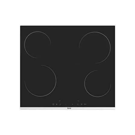 Ferre Elektrikli Siyah Cam Ankastre Set - XE61MDV / MS261 / D063