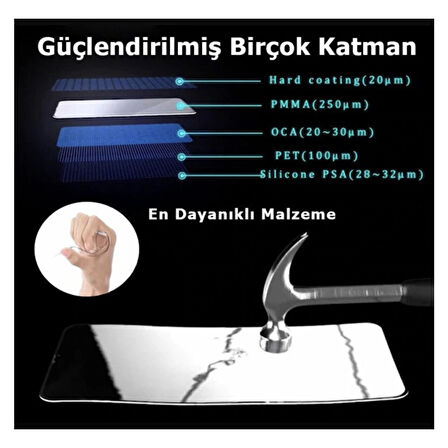 Xiaomi Mi 10T Lite Ekran Koruyucu Seramik Nano Cam Esnek Tam Full Kaplayan Kırılmaz