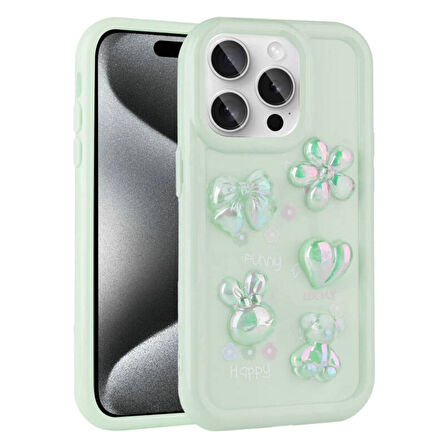 Teleplus Apple iPhone 14 Pro Max Kılıf Toys Kabartma Figürlü Silikon