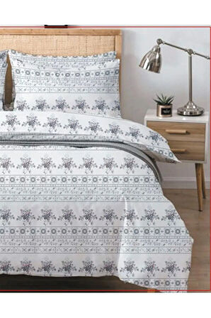 Moniva Home Battal Boy Çift Kişilik Pamuklu Nevresim Takımı 200x240 Cm