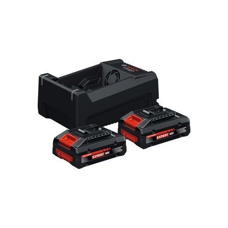 Bosch GBR 18V-15 S 125 mm Expert EXBA18V-40 Çift Akülü Taşlama