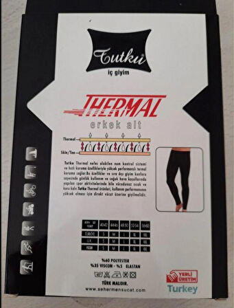 Tutku Termal Tayt Erkek İçlik 