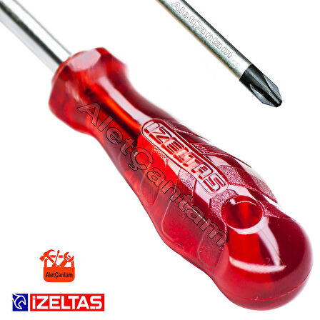 İzeltaş Yıldız Tornavida Kraft 6mm x 100mm Genel Kullanım