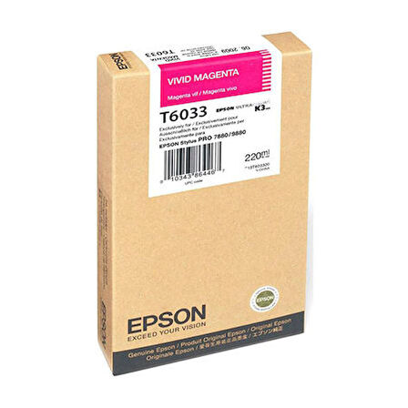 Epson T6033 C13T603300 Kırmızı Kartuş