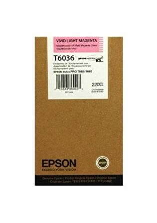 Epson T6036 C13T603600 Açık Kırmızı Kartuş
