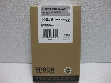 Epson T6059 T605900 Duble Açık Siyah Kartuş