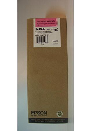 Epson T6066 C13T606600 Açık Kırmızı Kartuş