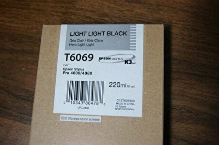 Epson T6069 C13T606900 Açık Açık Siyah Kartuş