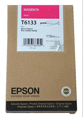 Epson T6133 C13T613300 Kırmızı Kartuş