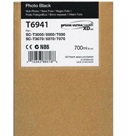 Epson T6941 C13T6941 Mürekkep Kartuşu