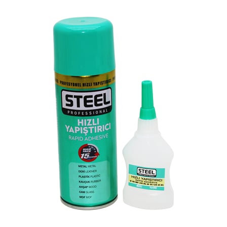 Steel 400ML+60GR Büyük Hızlı Yapıştırıcı