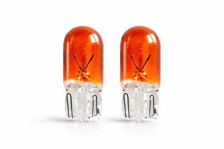 Inwells 12V 5W Standart Dipsiz Turuncu (Amber) Ampul - Sinyal, Park, Gösterge - 2 Adet