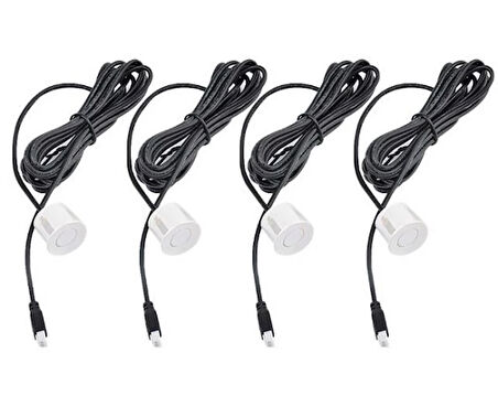 ARAÇ PARK SENSÖRÜ 18.5MM BEYAZ PMX SESLİ