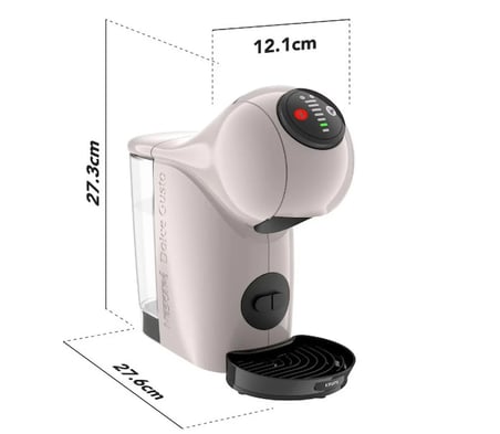 Krups Nescafe Dolce Gusto Genio S KP243AF0 Kapsüllü Kahve Makinesi - Krem (1500W, 15 Bar, XL Fonksiyonu, Sıcak & Soğuk Tarifler)