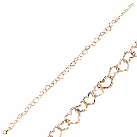 Altın Kalp Bileklik