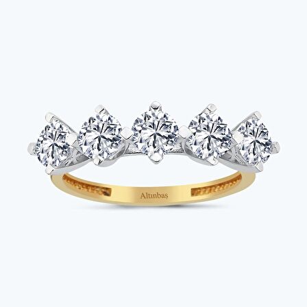 Altın Beştaş Yüzük