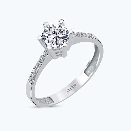 Altın Tektaş Yüzük