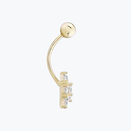 Altın Yıldız Göbek Piercing