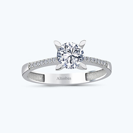 Altın Tektaş Yüzük