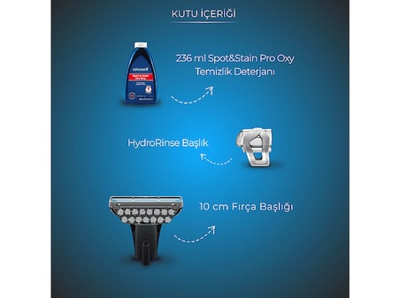BISSELL SpotClean ProHeat Advanced Koltuk Yıkama ve Leke Çıkarma Makinesi