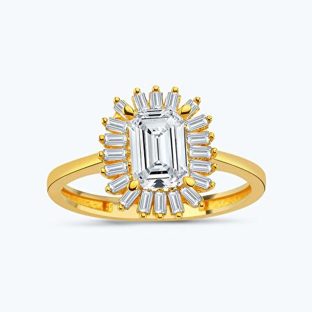 22 Ayar Altın Baget Yüzük