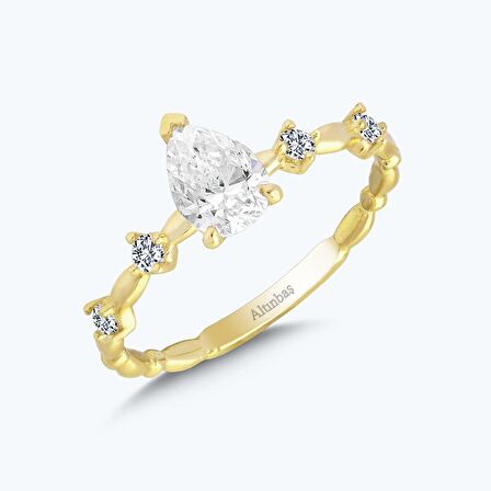 Altın Damla Yüzük