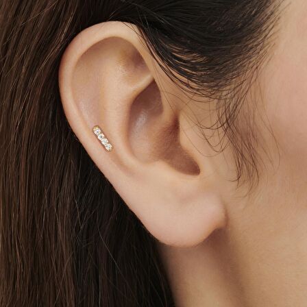 Altın Tragus Piercing
