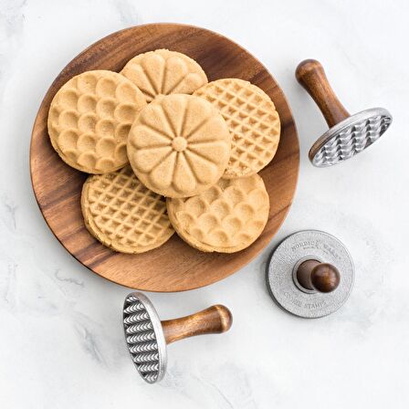 Nordicware Özel Şekilli Kurabiye Baskı Pulları