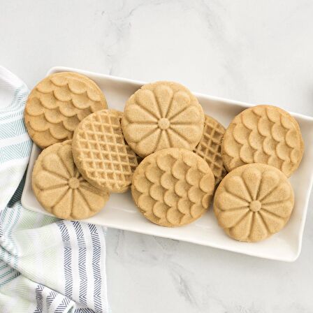 Nordicware Özel Şekilli Kurabiye Baskı Pulları