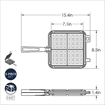 Nordic Ware Nordicware Waffle Tavası