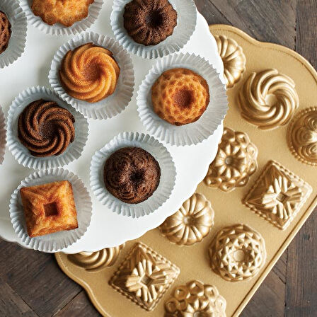 Nordicware Mini Bundt Şekilleri Kalıbı