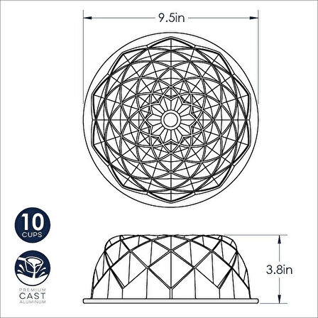 Nordicware Jübile Bundt Kek Kalıbı