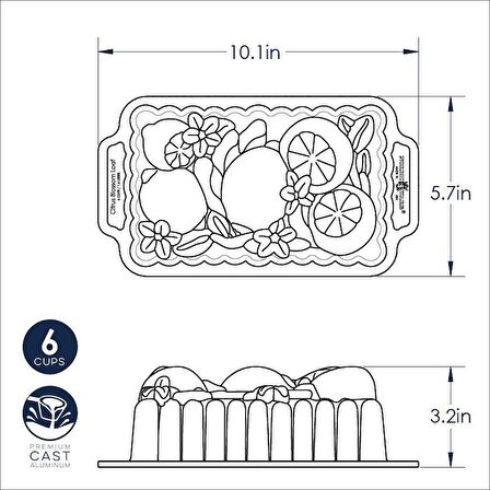 Nordicware Narenciye Şöleni Kek Kalıbı