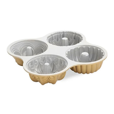 Nordicware 4´lü Bundt Şekilleri Kek Kalıbı