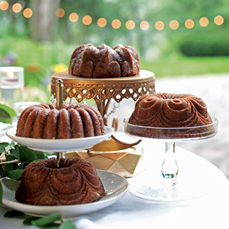 Nordicware 4´lü Bundt Şekilleri Kek Kalıbı