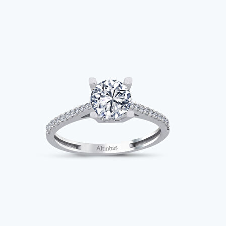 Altın Tektaş Yüzük