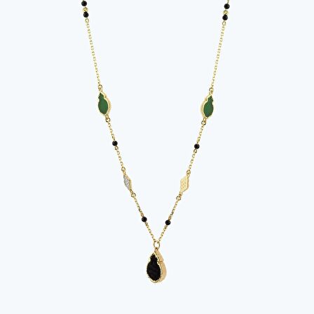 Altın Tesir Kiswa Kolye