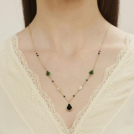 Altın Tesir Kiswa Kolye