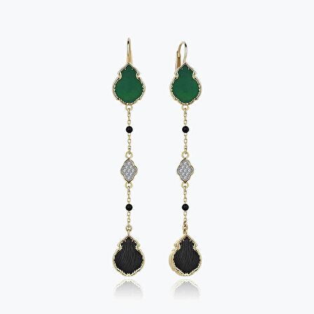 Altın Tesir Kiswa Küpe