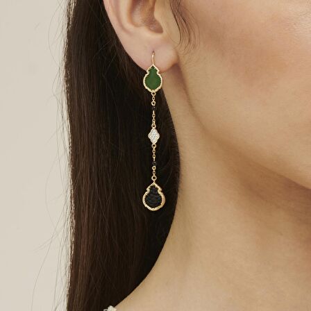 Altın Tesir Kiswa Küpe