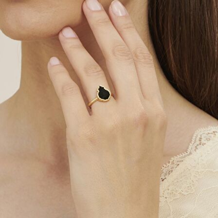 Altın Tesir Kiswa Yüzük